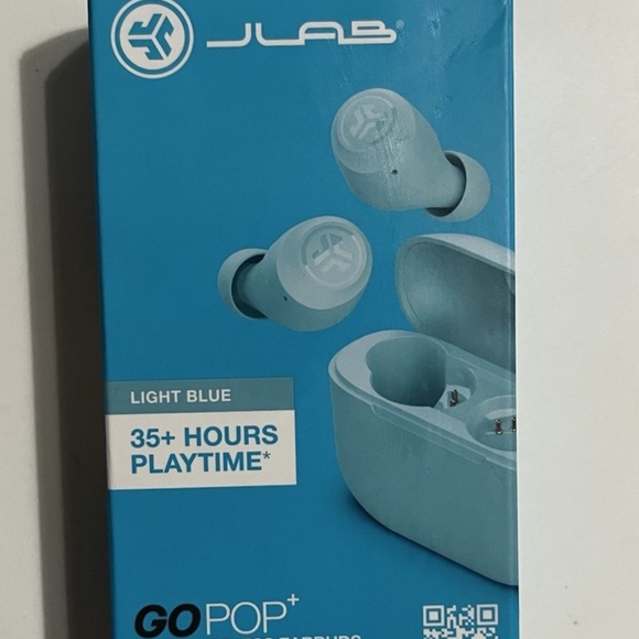 JLab Go Air Pop True Wireless Bluetooth Earbuds - Light Blue - Picture 5 of 10